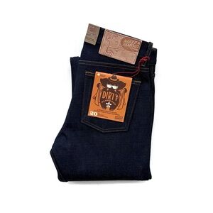 Naked & Famous Denim Elephant 14 Dirty Elephant Selvedge Denim Weird Guy Jeans